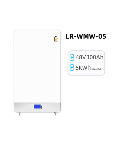 48V 100Ah 5KWh Wall-mounted LiFePO4 Solar Energy Storage Battery