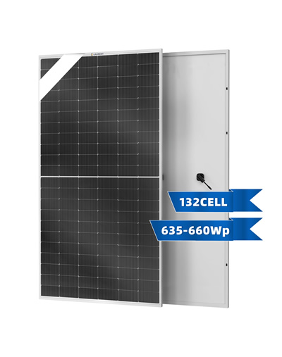 660W 132 Cells 210mm Monocrystalline PERC Module PV Solar Panels