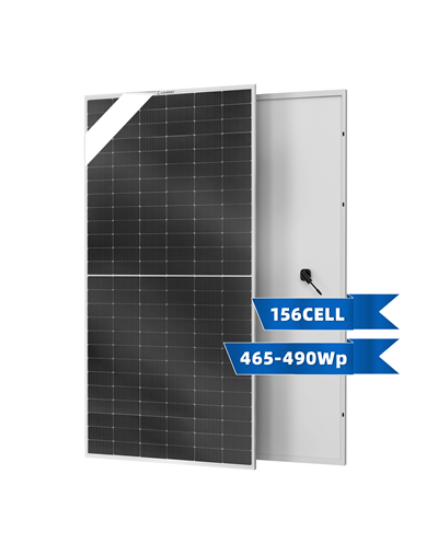 490W 156 Cells 166mm Monocrystalline PERC Module PV Solar Panels